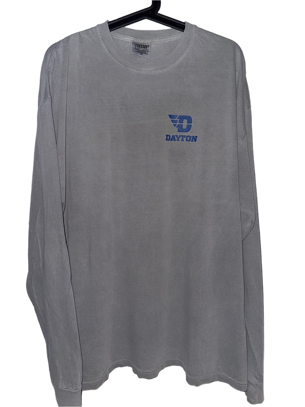 Comfort Colors University of Dayton Gray Long-Sleeve Tee